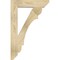 Ekena Millwork Olympic Slat Rough Sawn Bracket, Douglas Fir, 4"W x 22"D x 34"H BKT04X22X34OLY06RDF - alternate 4